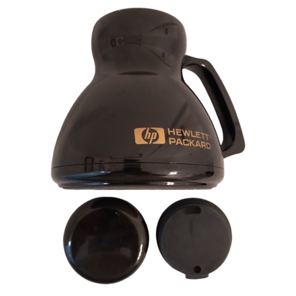 Vintage HP Hewlett Packard Advertising Traveler Spill Proof Coffee Mug - Picture 2 of 10